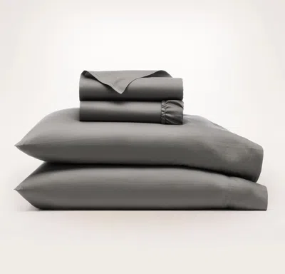 Boll & Branch Signature Hemmed Sheet Set In Gray