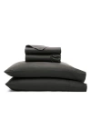 Boll & Branch Signature Hemmed Sheet Set In Black