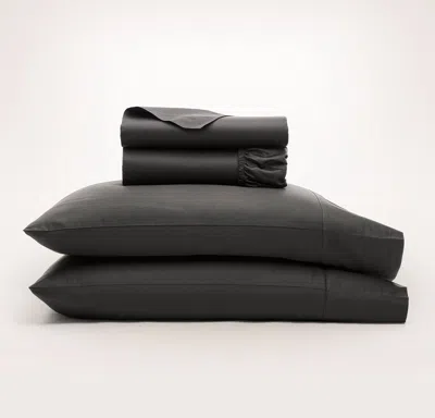 Boll & Branch Signature Hemmed Sheet Set In Black
