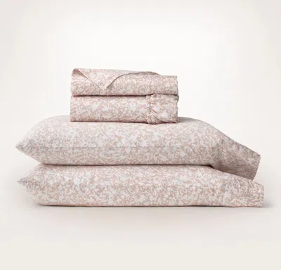 Boll & Branch Signature Hemmed Sheet Set In Pink