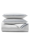 Boll & Branch Signature Ladder Stitch Duvet Cover & Shams Set In Blue
