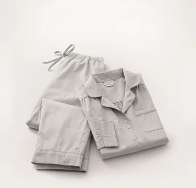 Boll & Branch Signature Long Sleeve & Pants Pajama Set