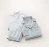 Boll & Branch Signature Short Sleeve & Shorts Pajama Set