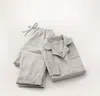 Boll & Branch Signature Long Sleeve & Pants Pajama Set