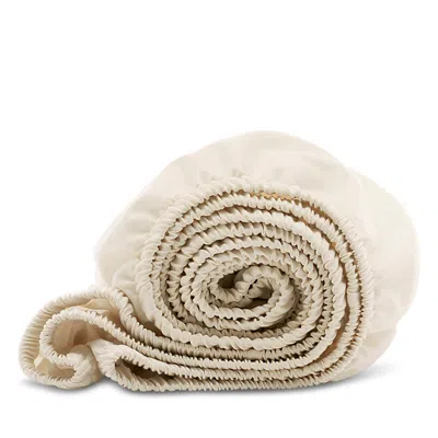 Boll & Branch Signature Organic Cotton Crib Fitted Sheet In Natural