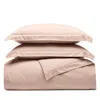 Boll & Branch Signature Organic Cotton Hemmed Duvet Set, Full/queen In Dusty Rose