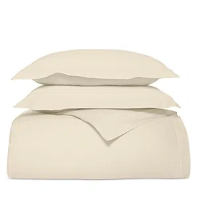 Boll & Branch Signature Organic Cotton Hemmed Duvet Set, Full/queen In Natural