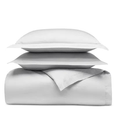Boll & Branch Signature Organic Cotton Hemmed Duvet Set, King/california King In Gray