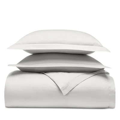 Boll & Branch Signature Organic Cotton Hemmed Duvet Set, King/california King In Gray