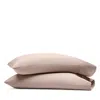 Boll & Branch Organic Signature Hemmed Pillowcase Set In Dusty Rose