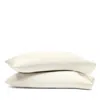 Boll & Branch Signature Organic Cotton Hemmed Pillowcase Set, Standard In Neutral