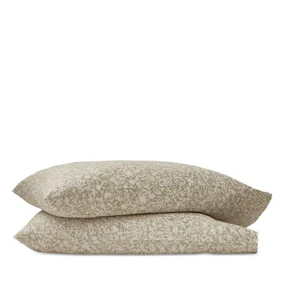 Boll & Branch Signature Organic Cotton Hemmed Pillowcase Set, Standard In Brown