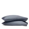 Boll & Branch Set Of 2 Signature Hemmed Pillowcases In Mineral