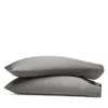 Boll & Branch Signature Organic Cotton Hemmed Pillowcase Set, Standard In Stone