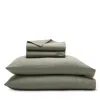 Boll & Branch Signature Organic Cotton Hemmed Sheet Set, California King In Juniper