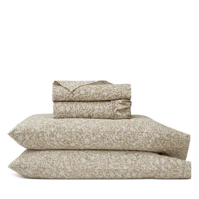 Boll & Branch Signature Organic Cotton Hemmed Sheet Set, Full In Brown