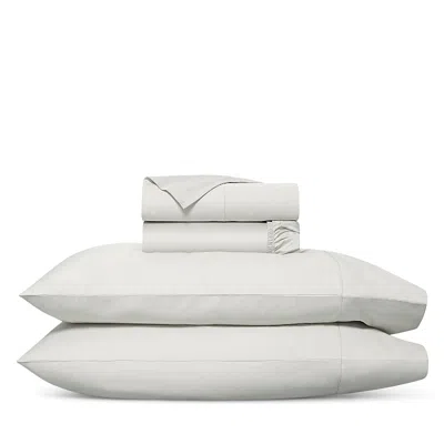 Boll & Branch Signature Organic Cotton Hemmed Sheet Set, King With Standard Pillowcases In White