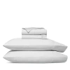 Boll & Branch Signature Organic Cotton Hemmed Sheet Set, Split King In Sky