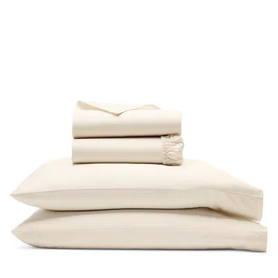 Boll & Branch Signature Organic Cotton Hemmed Sheet Set, Twin In Brown