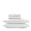 Boll & Branch Signature Organic Cotton Hemmed Sheet Set, Twin Xl In White