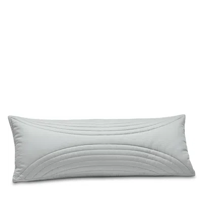 Boll & Branch Signature Quilted Arch Decorative Lumbar Pillow With Insert In Gray