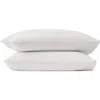 Boll & Branch Signature Set Of 2 Piped Edge Pillowcases In White
