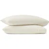 Boll & Branch Signature Set Of 2 Piped Edge Pillowcases In White