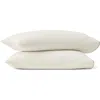 Boll & Branch Signature Set Of 2 Piped Edge Pillowcases In White