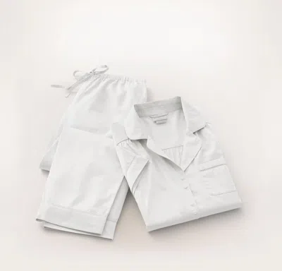 Boll & Branch Signature Short Sleeve & Pants Pajama Set