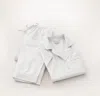 Boll & Branch Signature Short Sleeve & Pants Pajama Set