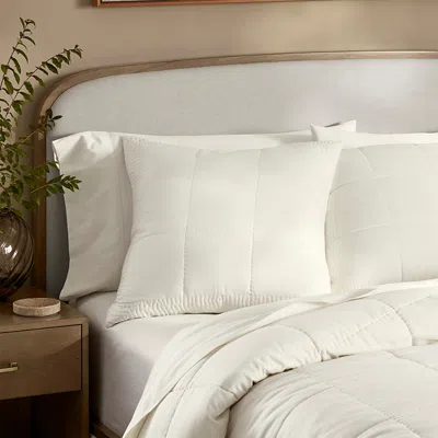 Boll & Branch Signature Stitched Euro Sham In White