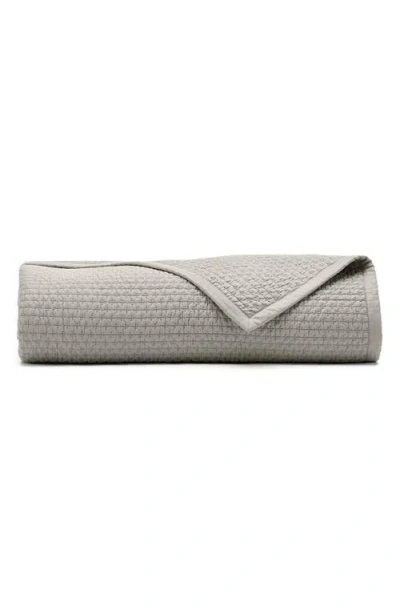 Boll & Branch Signature Texture Stitch Organic Cotton Quilt In Gray