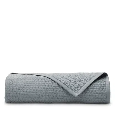 Boll & Branch Signature Textured Stitch Quilt, Full Queen In Bluestone