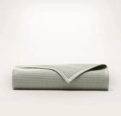Boll & Branch Signature Textured Stitch Quilt In Gray