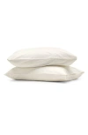 Boll & Branch Signature Vintage Wash Set Of 2 Pillowcases In Vintage Cream