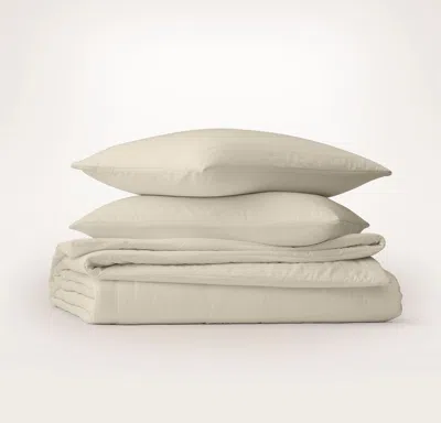 Boll & Branch Signature Vintage Washed Comforter Set In Neutral