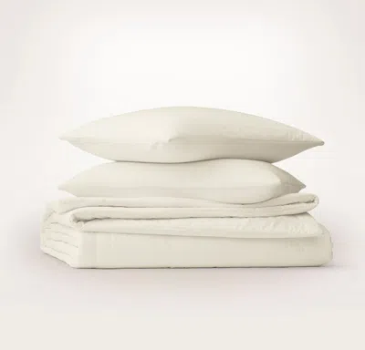 Boll & Branch Signature Vintage Washed Comforter Set In Neutral