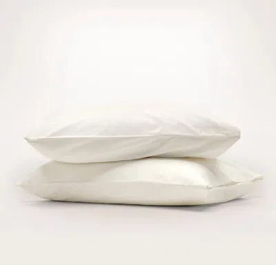 Boll & Branch Signature Vintage Washed Pillowcase Set In White