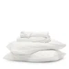 Boll & Branch Signature Vintage Washed Sheet Set, King With Standard Pillowcases In Vintage White