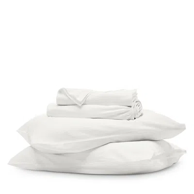 Boll & Branch Signature Vintage Washed Sheet Set, Twin Xl In White