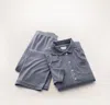 Boll & Branch Soft Knit Long Sleeve & Pants Pajama Set
