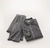 Boll & Branch Soft Knit Long Sleeve & Pants Pajama Set