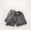 Boll & Branch Soft Knit Short Sleeve & Pants Pajama Set