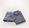 Boll & Branch Soft Knit Short Sleeve & Shorts Pajama Set
