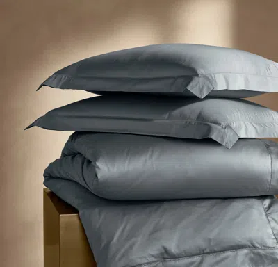 Boll & Branch Summit Supima Duvet Set In Gray