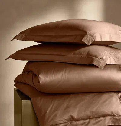 Boll & Branch Summit Supima Duvet Set In Brown