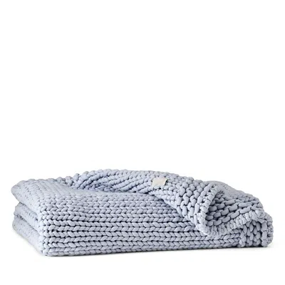 Boll & Branch Superloop Throw Blanket In Purple