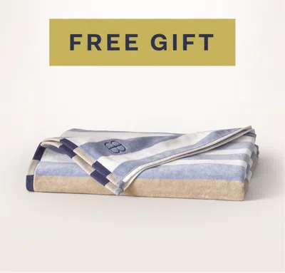 Boll & Branch The Beach Towel In Multi
