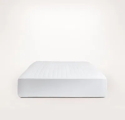 Boll & Branch The Mattress Protector In White