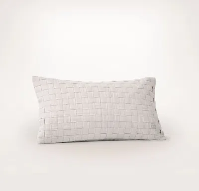 Boll & Branch The Woven Icon Pillow Cover (lumbar) In Neutral
